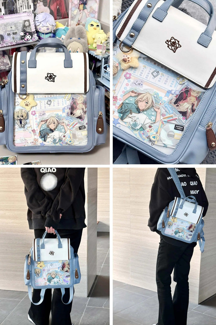 Quantum Chords Lovely Sweet College Style Lolita Itabag Backpack 7 Colors - Blue - 12