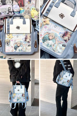 Quantum Chords Lovely Sweet College Style Lolita Itabag Backpack 7 Colors - Blue - 12