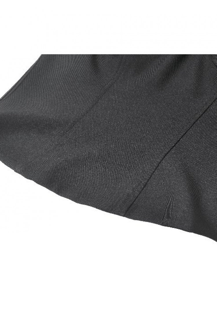 Black Cut-Out Ring Women's Punk Fitted Tank Top - Product - 14