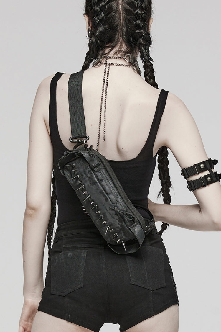 Military Rivets Women's Steampunk Shoulder Bag 2 Colors - Product - 3