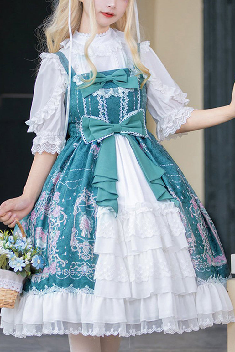 【Headbow】スイートロリータワンピース｜ティアードデザイン、フリル、プリント – 記載アイテムのみ 商品画像