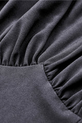 Black Sexy Off Shoulder Lace Long Sleeves Lace-Up Women's Gothic Graduation Dress - Product - 15