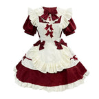 Burgundy / White