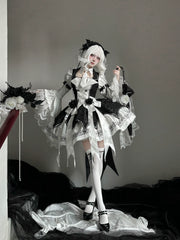 Rose Blood Hunter Gothic Lolita Dress Set detail view 6