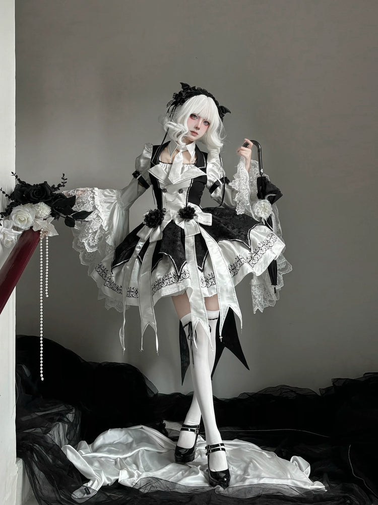 Rose Blood Hunter Gothic-Lolita Kleiderset Detailansicht 6