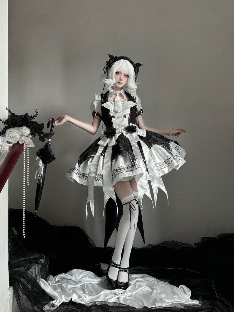 Rose Blood Hunter Gothic-Lolita Kleiderset Detailansicht 9