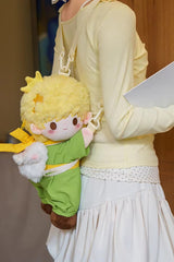 Green [The Little Prince] Cute Plush Toy Sweet Lolita Lying-Down Backpack - Product - 4
