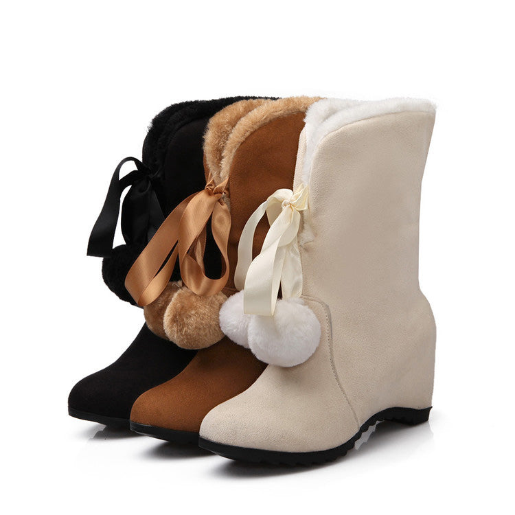 Cute Loli Furball Sweet Lolita Boots 3 Colors - Product - 4