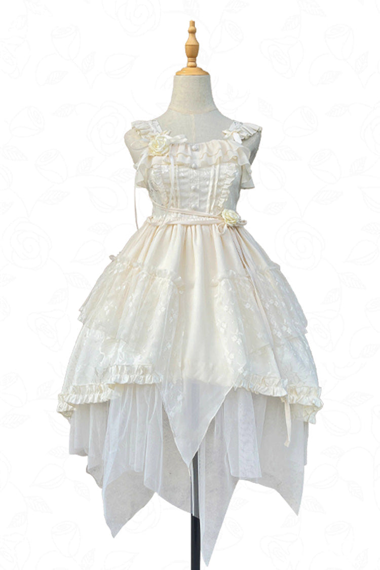 Apricot Rose Luna and Dawn Sweet Lolita Jsk Dress - Product - 6