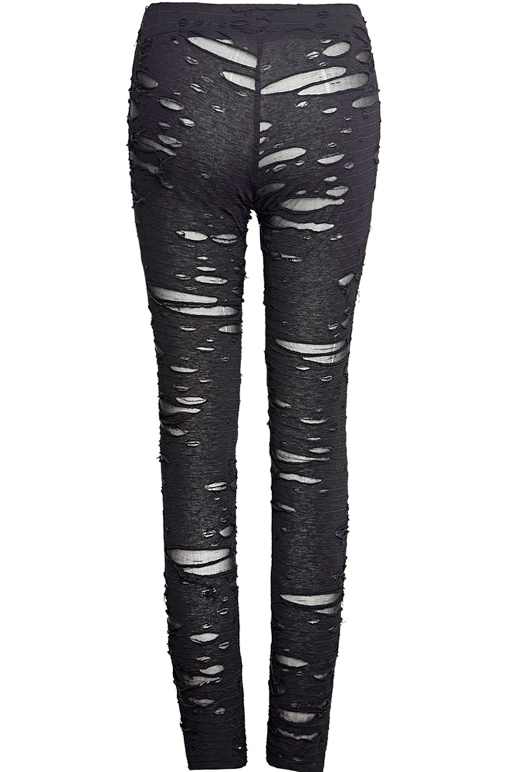 Mesh Close Fitting Long Women's Gothic Leggings - Product - 13
