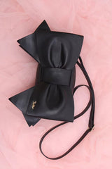 Black Bow Pearl-Decorated Gothic Lolita Handbag - Product - 3