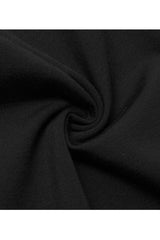 Black Side Open Drawstring Design Sexy Elastic Women's Punk Flared Pants - Product - 9