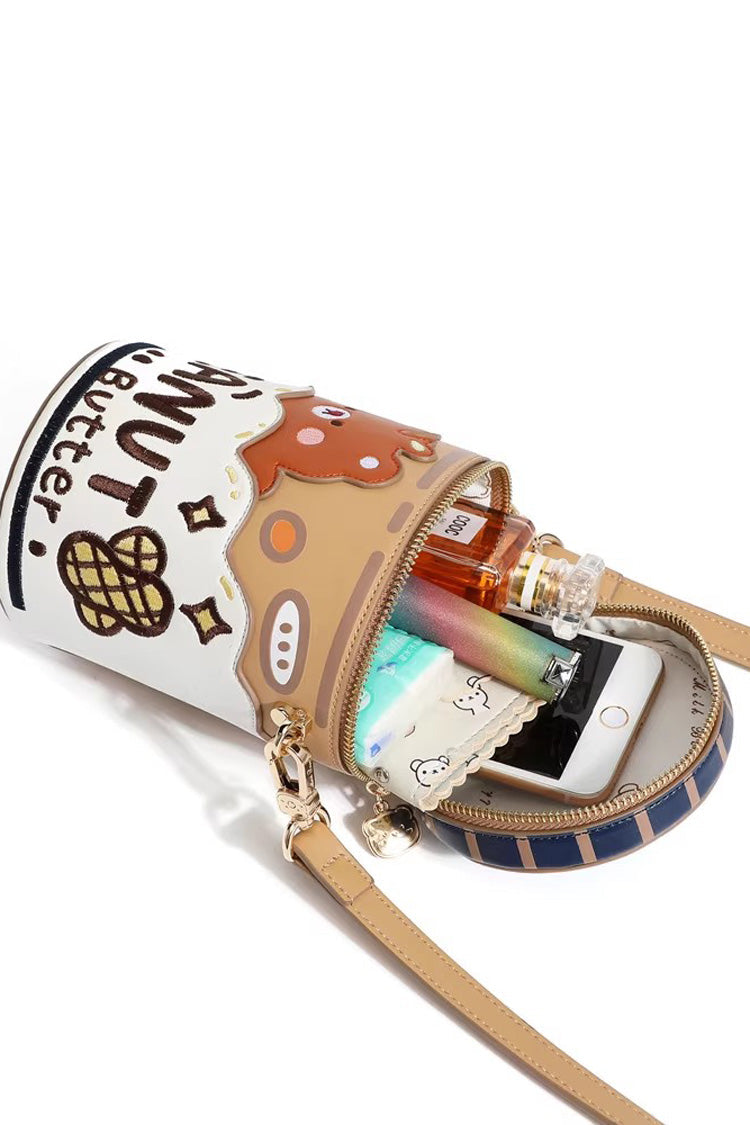 Multi-Color Embroidery Roaring Peanut Butter Sweet Lolita Bucket Bag - Product - 5