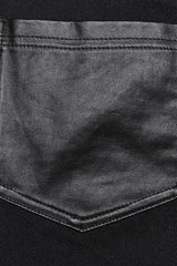 Black Mesh Rivet Women's Punk Flared Pants - Product - 9