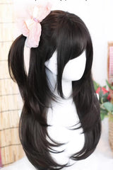 Long Straight Hair Sweet Japanese Lolita Wig 2 Colors - Product - 2