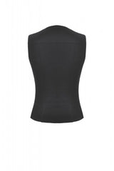 Black Cut-Out Ring Women's Punk Fitted Tank Top - Product - 15