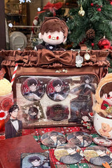 [Ballet Holiday] Ruffled Bow Sweet Japanese Crossbody Shoulder Lolita Itabag 10 Colors - Brown - 22