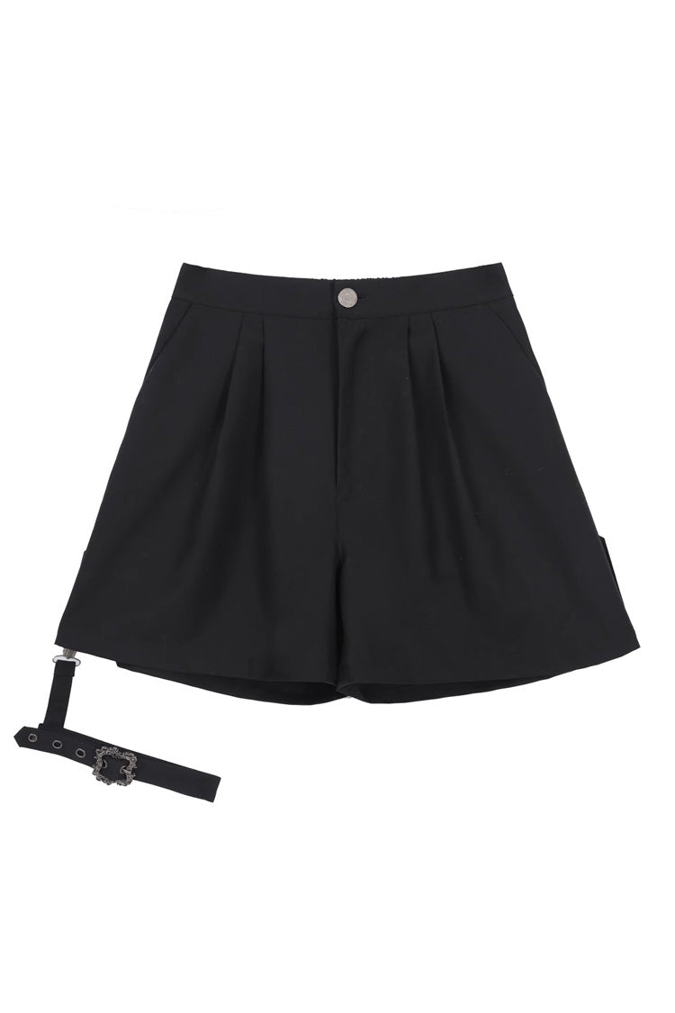 Black [Little Detective] Ouji Prince Handsome Lolita Shorts - Product - 3
