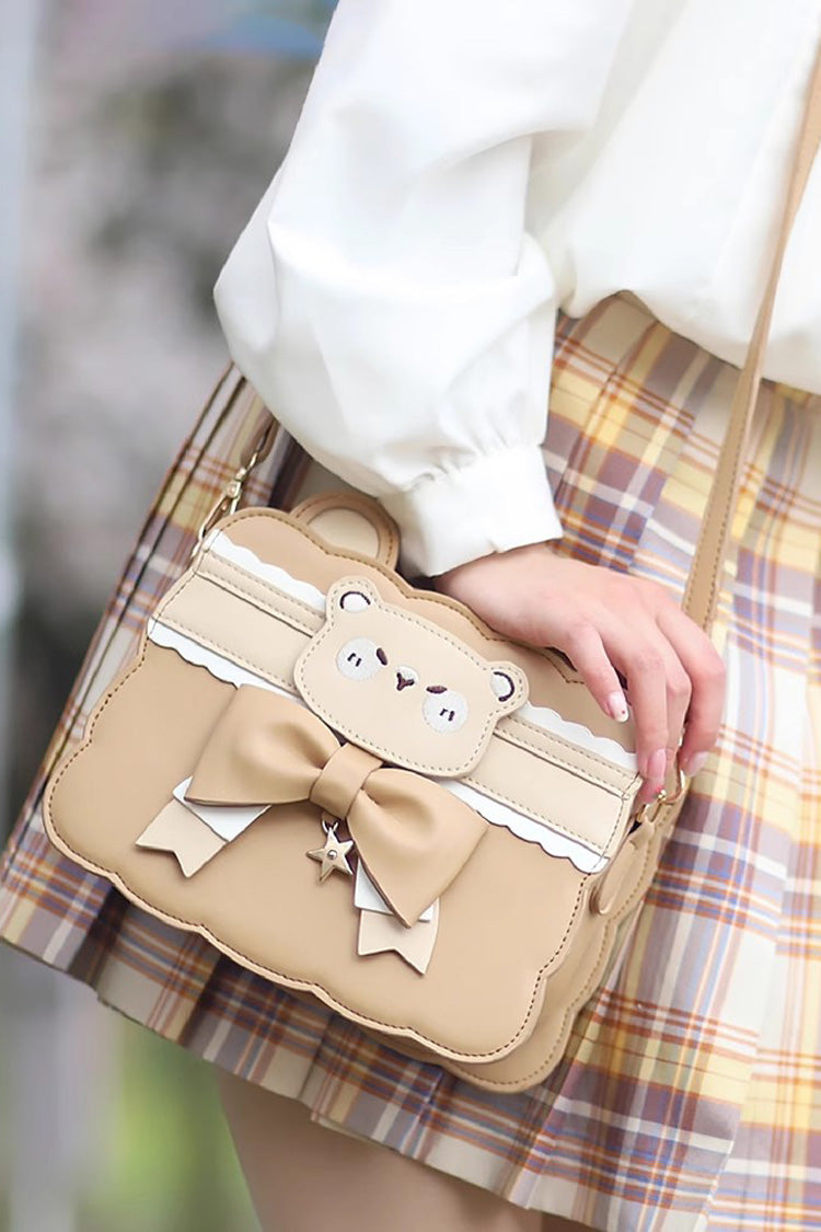 ブラウン リボン Bear スウィートロリータ ショルダーバッグ 商品画像