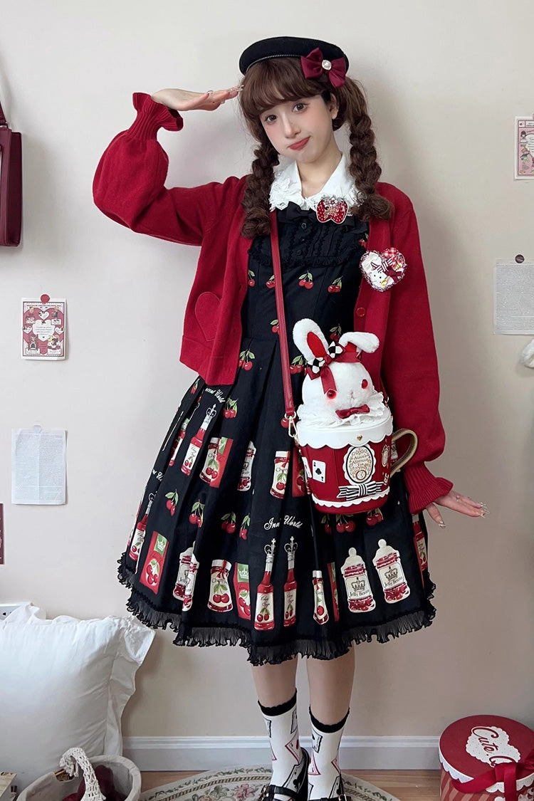 Lovely Teacup Rabbit Bowknot Sweet Lolita Shoulder Bag 5 Colors - Product - 15