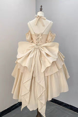Ivory Hanayome Hollow Bowknot Sweet Princess Lolita Jsk Dress - Product - 3