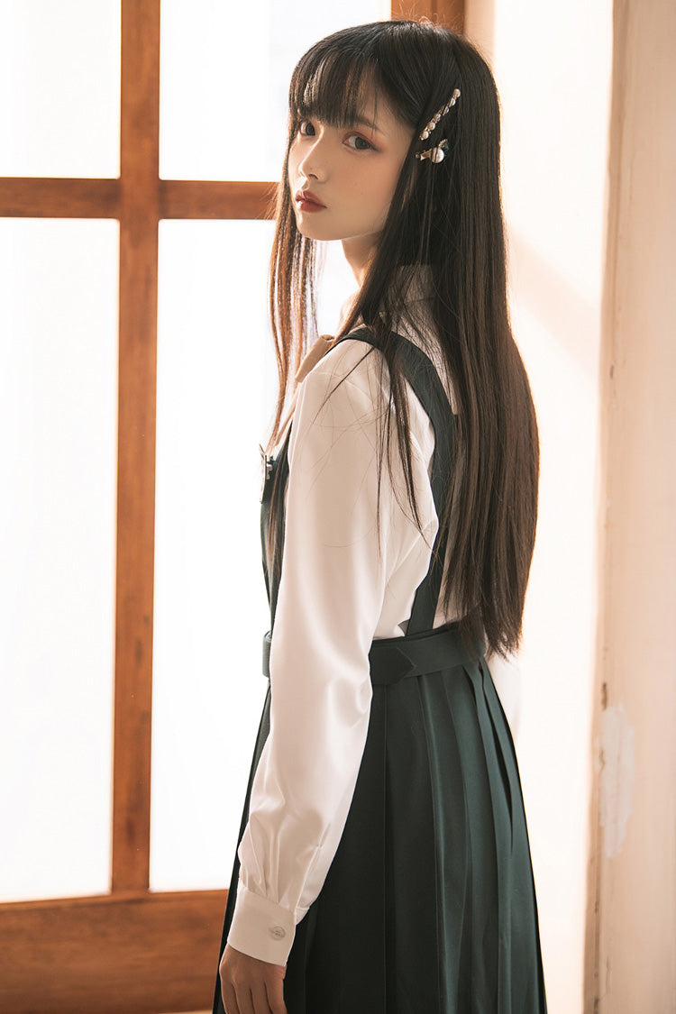 Green [Artemis] Sweet College Style Elegant Lolita Jumper Dress - Product - 17