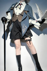 Brown [Little Detective] Ouji Handsome Lolita Vest - Product - 6