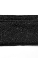 Black Print Slim Mesh Button Decoration Women's Gothic Leggings - Product - 8