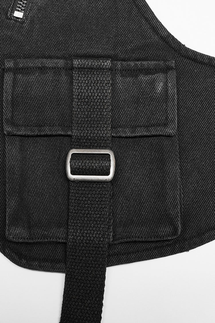 Black Buckle Men's Punk Big-Pocket Harness - Product - 5