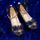 Bowknot Lace Sweet Lolita High Heels 6 Colors - Product - 14