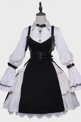Black Stockholm Lover Gothic Plus Size Lolita Jsk Dress - Product - 3