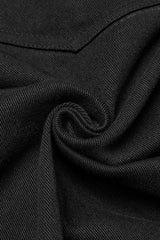 Black Buckle Skull Men's Punk Pants - Product - 8