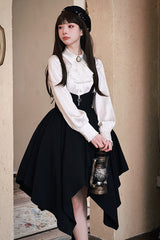 Black Retro Tomorrow Vow High Waisted Sweet Lolita Strap Dress - Product - 3