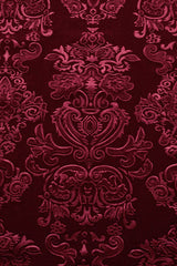 Men's Long Sleeves Embossed Velvet Print Gothic Gorgeous Blouse 2 Colors - Product - 17