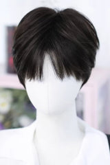 Natural Black Cool Androgynous Short Lolita Wig - Product - 4
