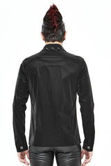 Black Rock Drawstring Mens Punk Blouse - Product - 4