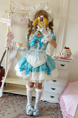Bell Meow Ruffle Bowknot Sweet Lolita Skirt Set 5 Colors - Product - 15