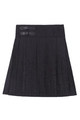 Multi-Color [Walking With The Demon] Print Asymmetric Gothic Chinese Style Ouji Lolita Skirt - Product - 2