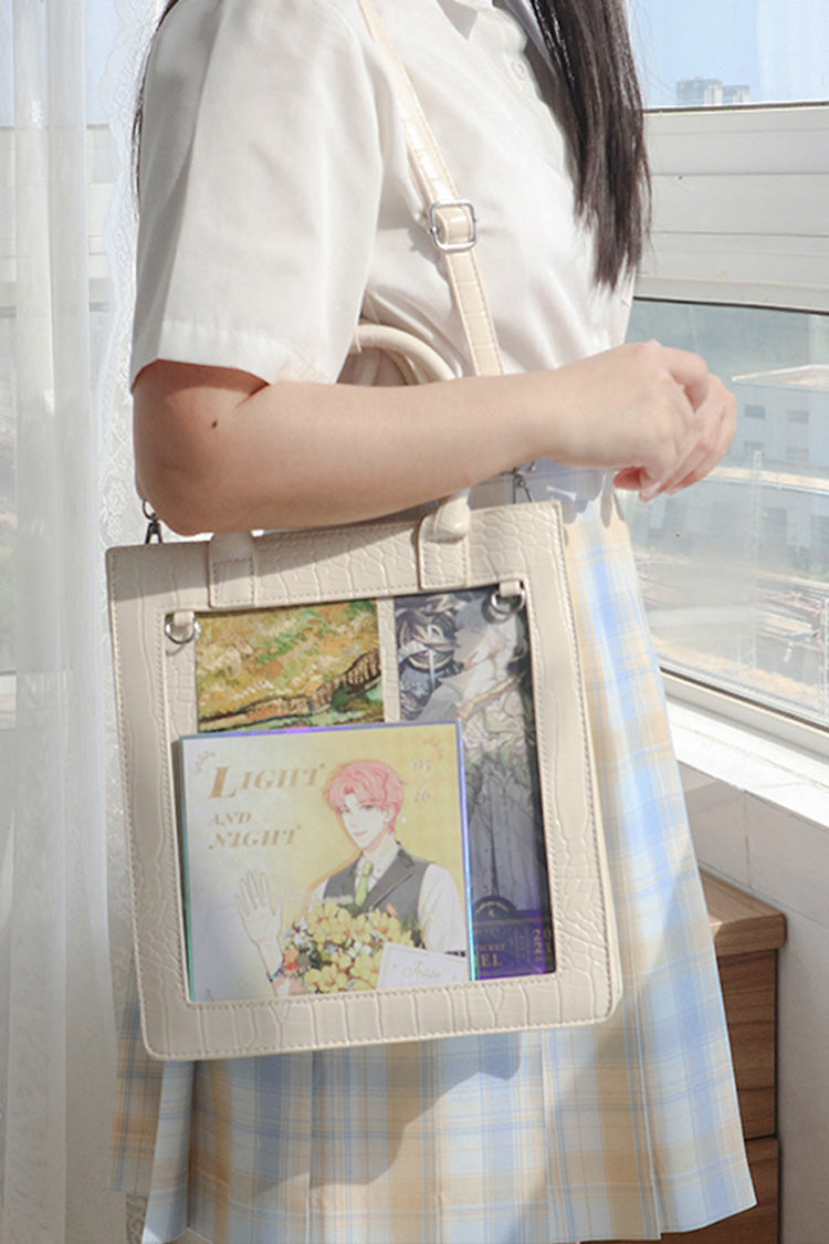 Transparent Black Chain Gothic Itabag 3 Colors - Product - 6