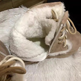 Sweet [Star] Fleece-Lined Warm Lolita Martin Boots 2 Colors - Product - 9