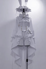 White Rabbit Theater Striped Print Ouji Fashion Handsome Lolita Shorts - Product - 2