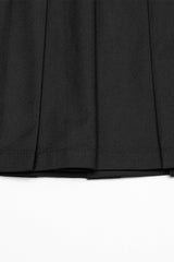 Black Skull Ruffle Buckle Women's Punk Pleated Skirt - Product - 8