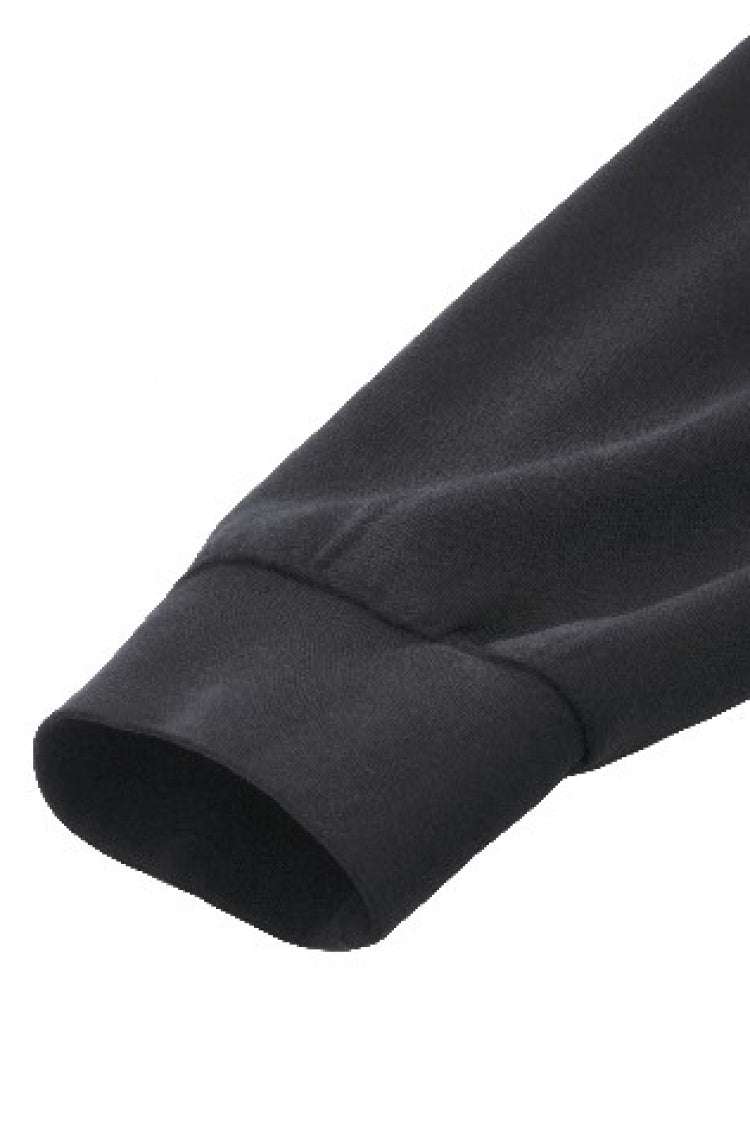 Black/White Point Peter Pan Collar Collar Long Sleeves Women's Gothic Vintage College Sweatshirt - Product - 26