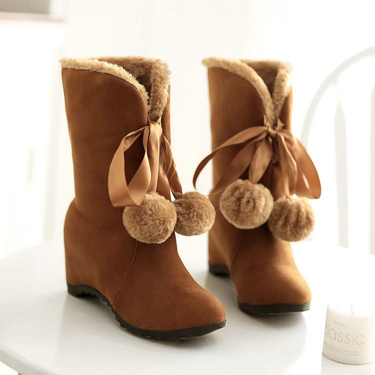 Cute Loli Furball Sweet Lolita Boots 3 Colors - Product - 9