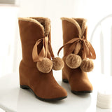 Cute Loli Furball Sweet Lolita Boots 3 Colors - Product - 9