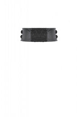 Black Eyelet Buckled Zippered Women's Punk Leather Belt with Side Pouches - Product - 16