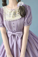 Girly Nelly Embroidery Multi-Layer Ruffle Sweet Lolita Dress 4 Colors - Product - 9