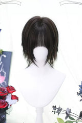 Black/Brown Secondary Sweet Lolita Short Wigs - Black/Brown - 1