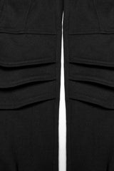 Black 3D Amor Patch Stitching Men's Punk Pants - Product - 7