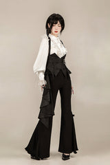 Black [Gold Hunter] Long Sleeves Pirate Style Gothic Long Pants - Product - 16